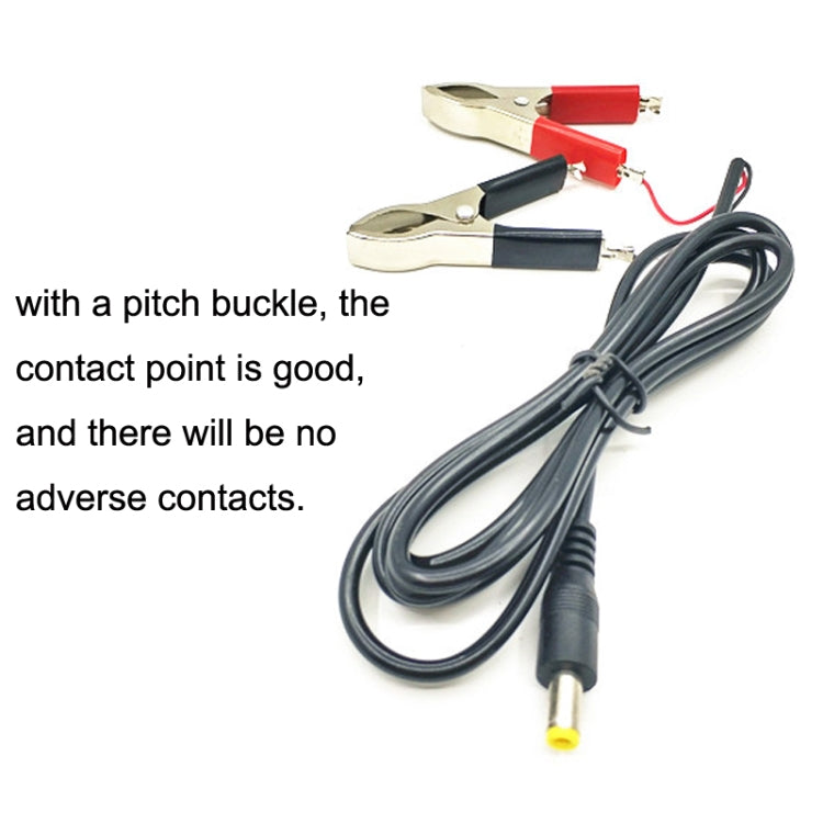 1.5m 12V/24V General Battery Red Black Crocodile Wire Clip LED Power Clip Cable - Booster Cable & Clip by buy2fix | Online Shopping UK | buy2fix