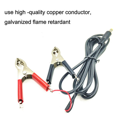 1.5m 12V/24V General Battery Red Black Crocodile Wire Clip LED Power Clip Cable - Booster Cable & Clip by buy2fix | Online Shopping UK | buy2fix