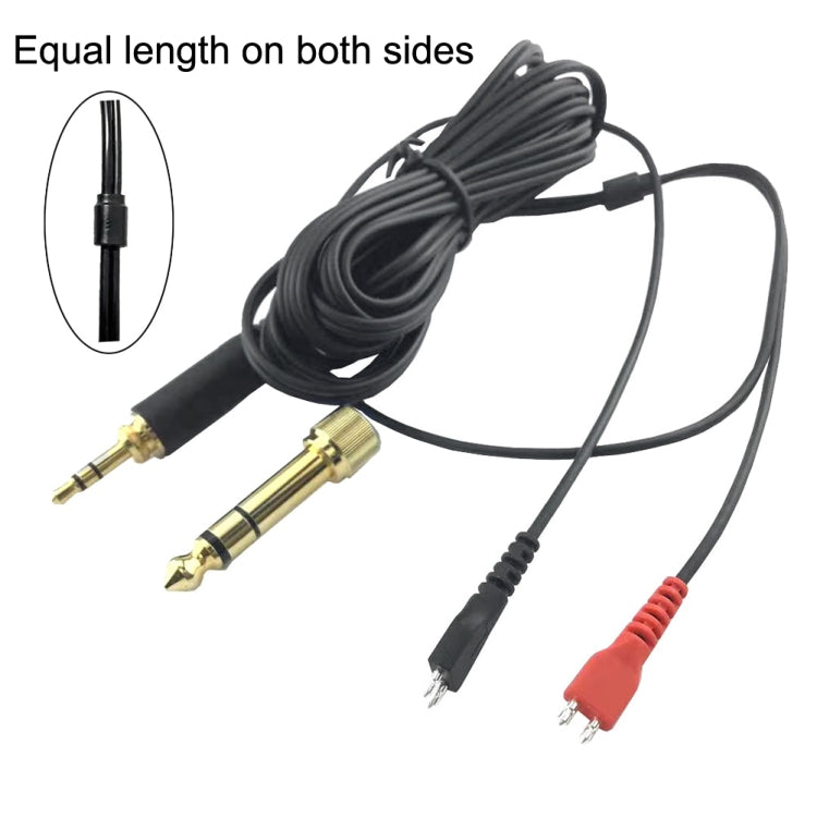 For Sennheiser HD25 / HD560 / HD540 / HD480 / HD430 / HD250 Headset Audio Cable(Two Sides Equivalent) - Headset Accessories by buy2fix | Online Shopping UK | buy2fix
