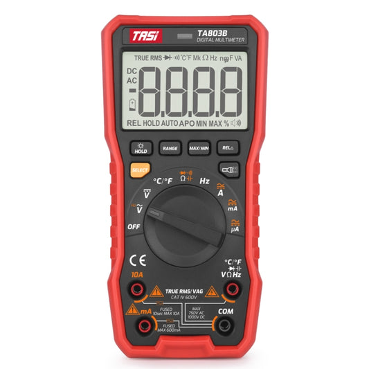 TASI TA803B Digital High Precision Multimeter Digital Display Household Multifunction Electrician Multimeter - Digital Multimeter by TASI | Online Shopping UK | buy2fix