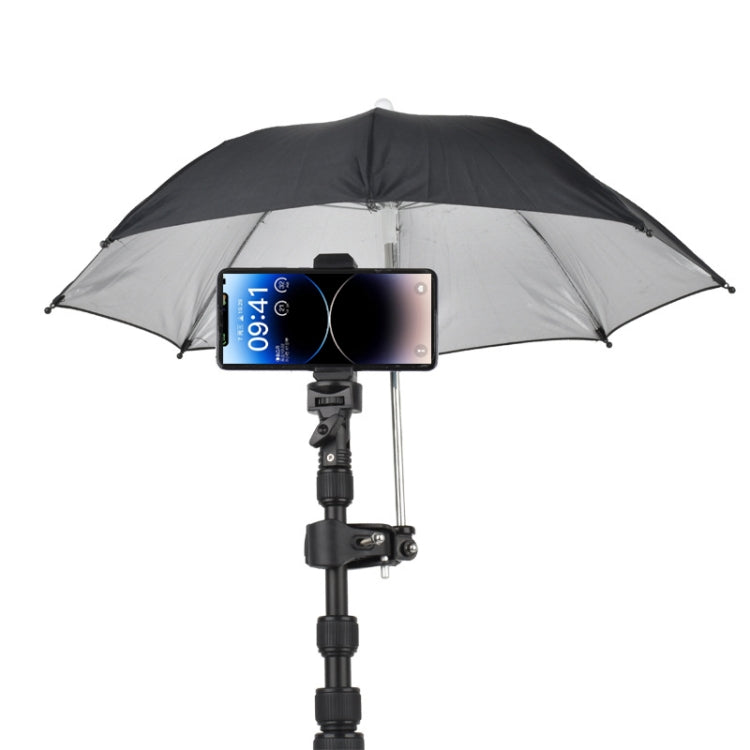 50cm Camera Umbrella Sunshade Adjustable Mobile Phone Parasol With Clip -  by buy2fix | Online Shopping UK | buy2fix