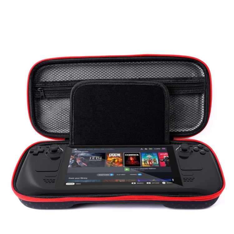 For Steam Deck Game Console Storage Bag Waterproof and Drop-proof with Interlayer(Black) - Accessories by buy2fix | Online Shopping UK | buy2fix