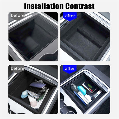 For Tesla Model 3 / Y Center Console Armrest Box Sundries Storage Box(Armrest Type) - Stowing Tidying by buy2fix | Online Shopping UK | buy2fix