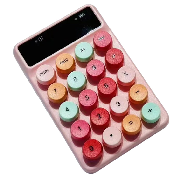 Q3 2.4G Mini Wireless Office Digital Keyboard Cash Register Financial Accounting Password Keypad(Pink) - Mini Keyboard by buy2fix | Online Shopping UK | buy2fix