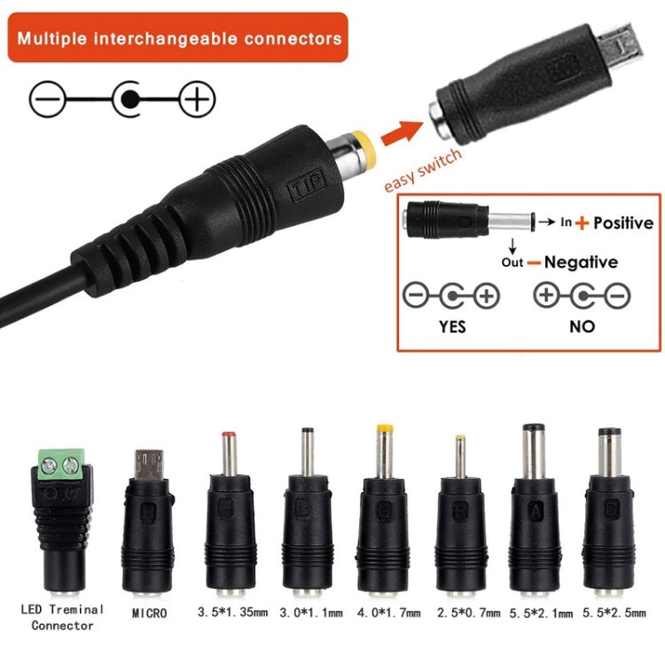 65W 6-20V Adjustable 3A DC Power Adapter Charger, Specification: UK Plug Small - Universal Power Adapter by buy2fix | Online Shopping UK | buy2fix