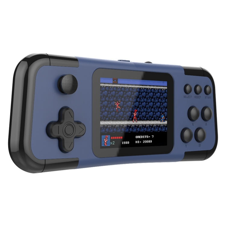 A12 3.0-inch HD Colorful Screen Retro Handheld Game Console with 666 Built-in Games, Model: Single Black Blue - Pocket Console by buy2fix | Online Shopping UK | buy2fix