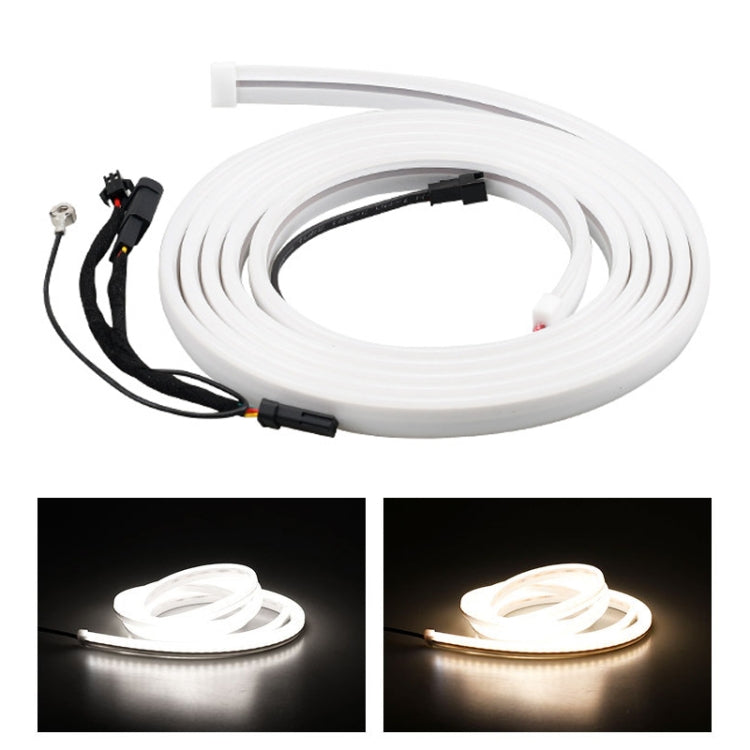 For Tesla Front Trunk LED Ambient Light Strip, Size: For 18-20 Model S(Warm White) - Atmosphere lights by buy2fix | Online Shopping UK | buy2fix