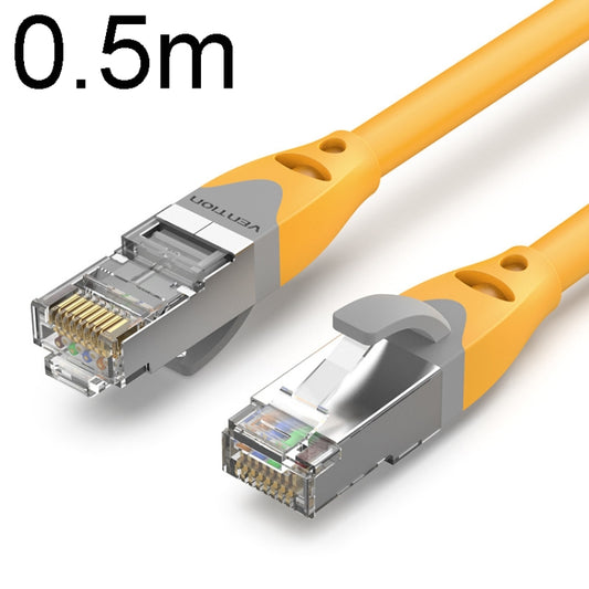 0.5m CAT6 Gigabit Ethernet Double Shielded Cable High Speed Broadband Cable - Lan Cable and Tools by buy2fix | Online Shopping UK | buy2fix