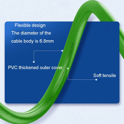 18m CAT6 Double Shielded Gigabit Industrial Cable Vibration-Resistant And Highly Flexible Drag Chain Cable - Lan Cable and Tools by buy2fix | Online Shopping UK | buy2fix