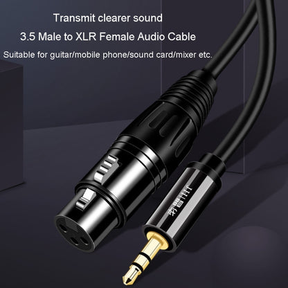 JINGHUA 3.5mm Male To XLR Female Microphone Cable Computer Mixer Audio Cable, Length: 5m - Microphone Audio Cable & Connector by JINGHUA | Online Shopping UK | buy2fix