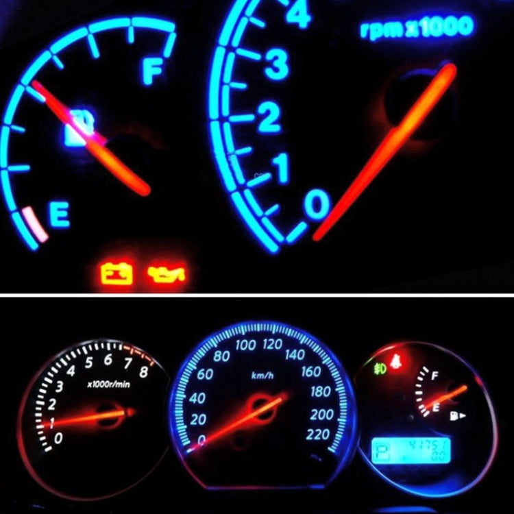 10 PCS T8.5 5050 Led 1 SMD Car Gauge Dash Bulb Dashboard Instrument Light Wedge Interior Lamp(Blue) - Instrument Lights by buy2fix | Online Shopping UK | buy2fix