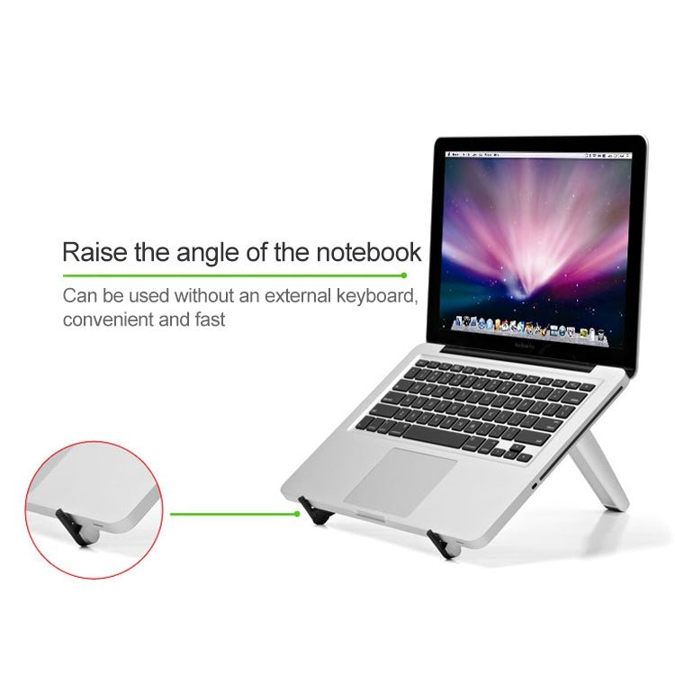 Tablet PC Laptop Desktop Bracket Cooling Triangle Bracket(White) - Computer & Networking by buy2fix | Online Shopping UK | buy2fix