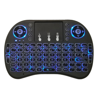 Support Language: English i8 Air Mouse Wireless Backlight Keyboard with Touchpad for Android TV Box & Smart TV & PC Tablet & Xbox360 & PS3 & HTPC/IPTV - MINI PC Accessories & Gadgets by buy2fix | Online Shopping UK | buy2fix