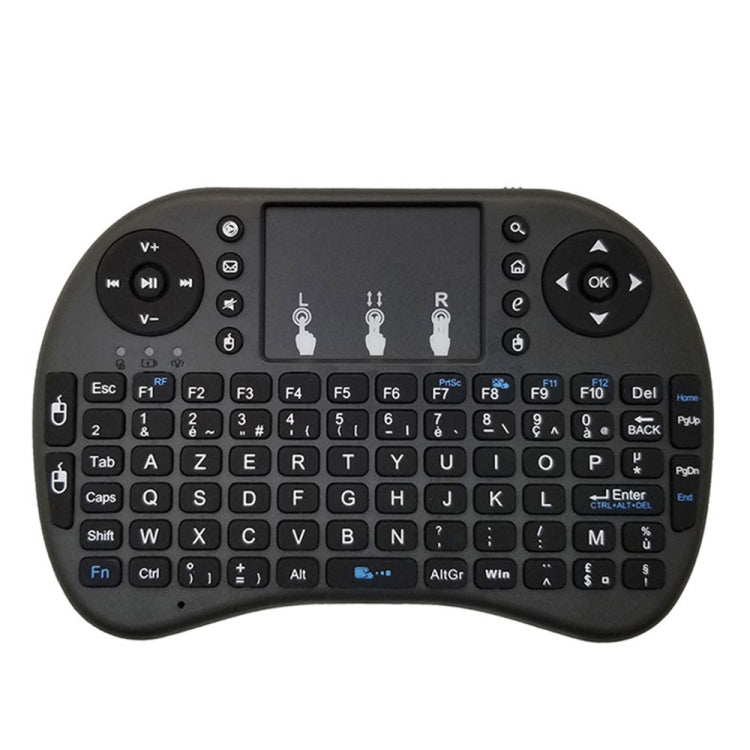 Support Language: French i8 Air Mouse Wireless Keyboard with Touchpad for Android TV Box & Smart TV & PC Tablet & Xbox360 & PS3 & HTPC/IPTV - MINI PC Accessories & Gadgets by buy2fix | Online Shopping UK | buy2fix