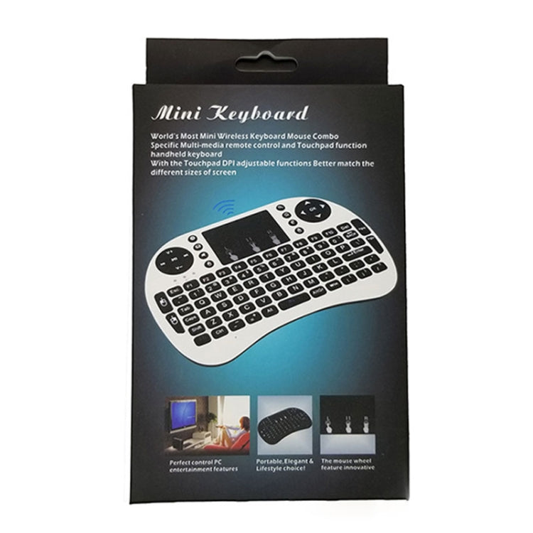 Support Language: French i8 Air Mouse Wireless Keyboard with Touchpad for Android TV Box & Smart TV & PC Tablet & Xbox360 & PS3 & HTPC/IPTV - MINI PC Accessories & Gadgets by buy2fix | Online Shopping UK | buy2fix