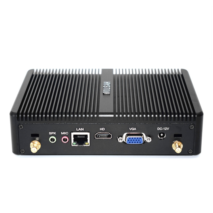 HYSTOU H2 Windows / Linux System Mini PC, Intel Core I3-7167U Dual Core Four Threads up to 2.80GHz, Support mSATA 3.0, 4GB RAM DDR4 + 256GB SSD (Black) - Windows Mini PCs by HYSTOU | Online Shopping UK | buy2fix