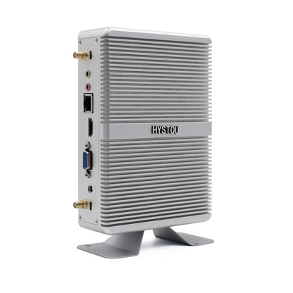 HYSTOU H2 Windows / Linux System Mini PC, Intel Core I3-7167U Dual Core Four Threads up to 2.80GHz, Support mSATA 3.0, 4GB RAM DDR4 + 256GB SSD (White) - Windows Mini PCs by HYSTOU | Online Shopping UK | buy2fix