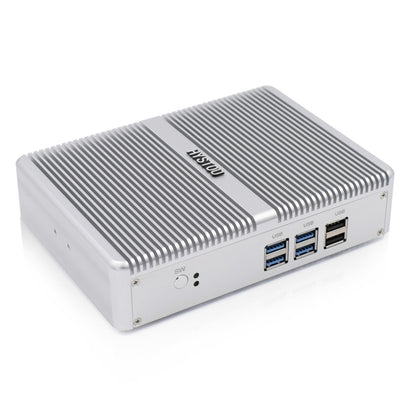 HYSTOU H2 Windows / Linux System Mini PC, Intel Core I3-7167U Dual Core Four Threads up to 2.80GHz, Support mSATA 3.0, 4GB RAM DDR4 + 256GB SSD (White) - Windows Mini PCs by HYSTOU | Online Shopping UK | buy2fix