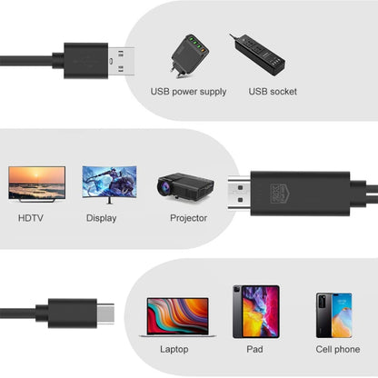 UC507 USB-C / Type-C 2K 30Hz HDTV Cable - Wireless Display Dongle by buy2fix | Online Shopping UK | buy2fix