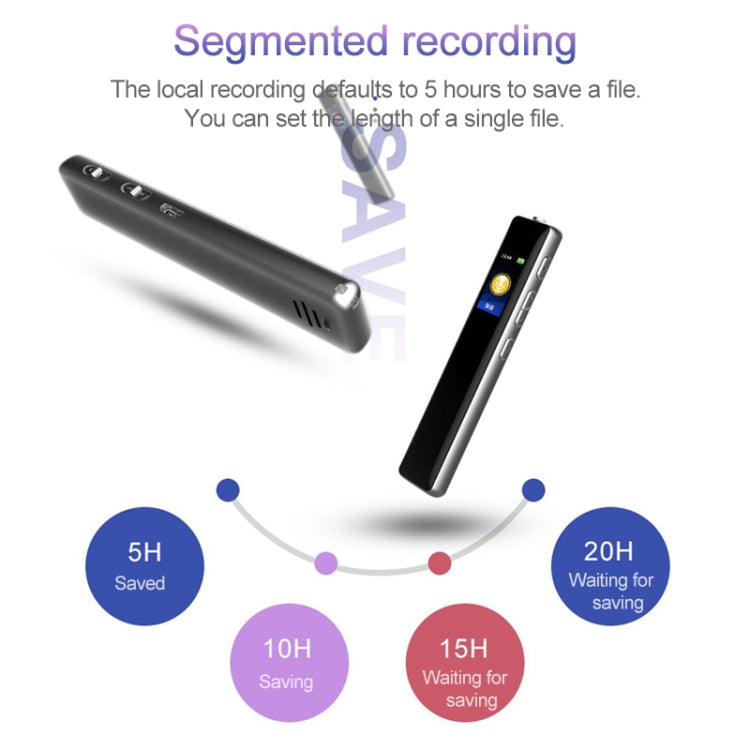 Q33 External Play MP3 Voice Control High Definition Noise Reduction Recording Pen, 8G, Support Password Protection & One-touch Recording - Consumer Electronics by buy2fix | Online Shopping UK | buy2fix