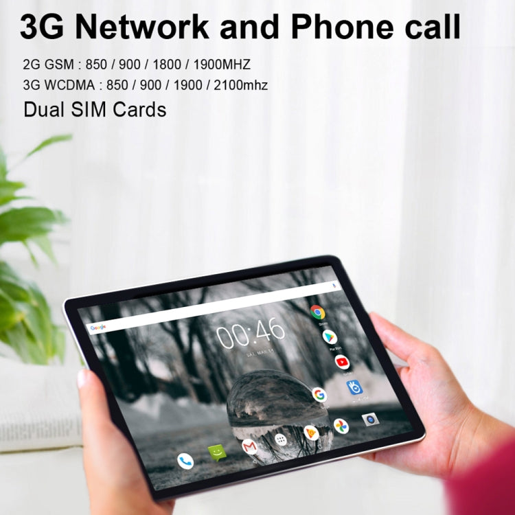 BDF H1 3G Phone Call Tablet PC, 10.1 inch, 2GB+32GB, Android 9.0, MTK8321 Octa Core Cortex-A7, Support Dual SIM & Bluetooth & WiFi & GPS, EU Plug(Green) - BDF by BDF | Online Shopping UK | buy2fix