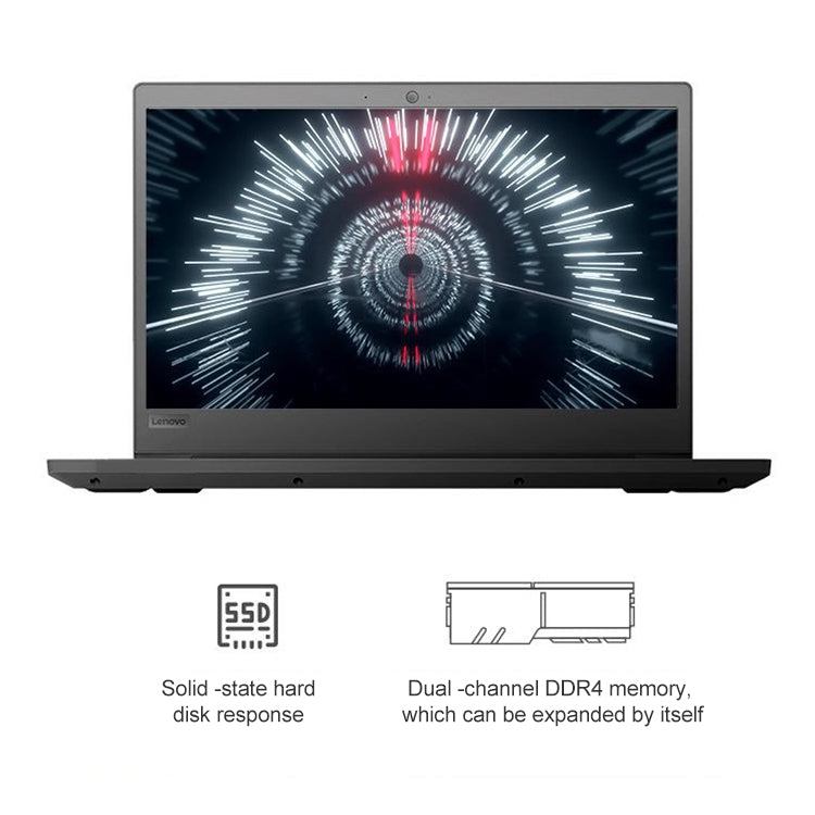 Lenovo E41-55 Laptop, 14 inch, 8GB+256GB, Windows 10 Pro, AMD Athlon 3050 Dual Core up to 3.2GHz, Support Wi-Fi / RJ45 - Lenovo by Lenovo | Online Shopping UK | buy2fix