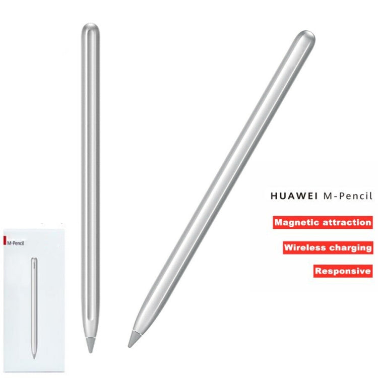 Original Huawei M-Pencil 160mm Stylus Pen + 2 Spare Nibs Set for Huawei MatePad Pro / MatePad(Silver) - Stylus Pen by Huawei | Online Shopping UK | buy2fix