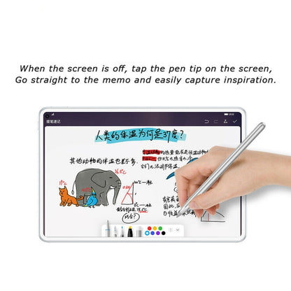 Original Huawei M-Pencil 160mm Stylus Pen + 2 Spare Nibs Set for Huawei MatePad Pro / MatePad(Silver) - Stylus Pen by Huawei | Online Shopping UK | buy2fix