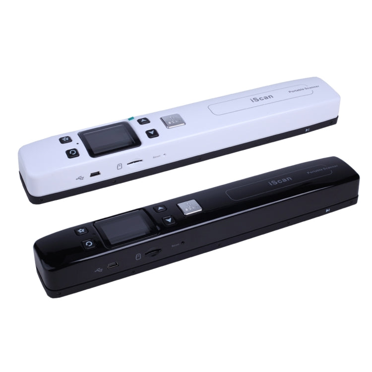 iScan02 Double Roller Mobile Document Portable Handheld Scanner with LED Display,  Support 1050DPI  / 600DPI  / 300DPI  / PDF / JPG / TF(White) - Portable Scanner by buy2fix | Online Shopping UK | buy2fix