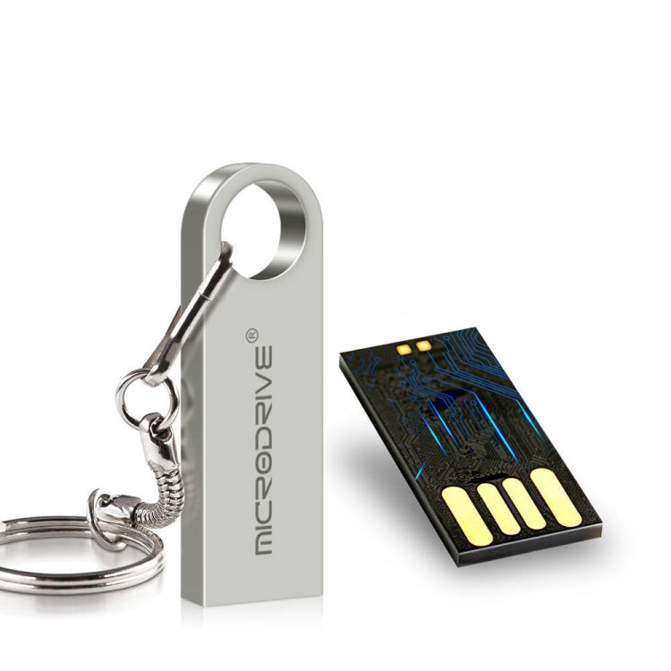 MicroDrive 32GB USB 2.0 Metal Waterproof High Speed U Disk(Gold) - Computer & Networking by MicroDrive | Online Shopping UK | buy2fix