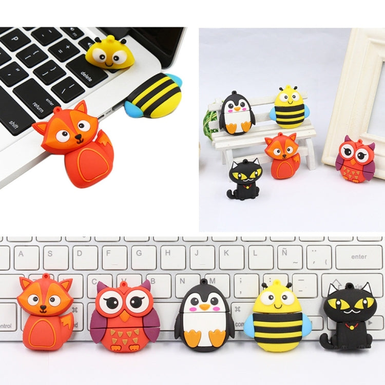 MicroDrive 8GB USB 2.0 Creative Cute Fox U Disk - USB Flash Drives by MicroDrive | Online Shopping UK | buy2fix