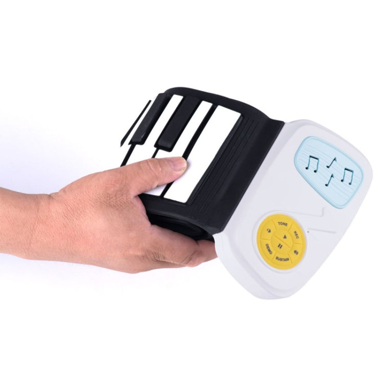 49-key Hand Roll Silicone Children Electronic Piano - Keyboard Instruments by buy2fix | Online Shopping UK | buy2fix